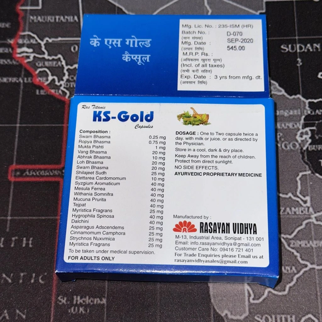 Kiss Gold女性情趣輔助產品包裝展示